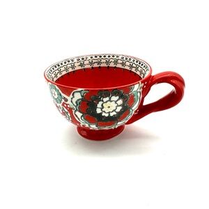 Anthropologie Red Mug